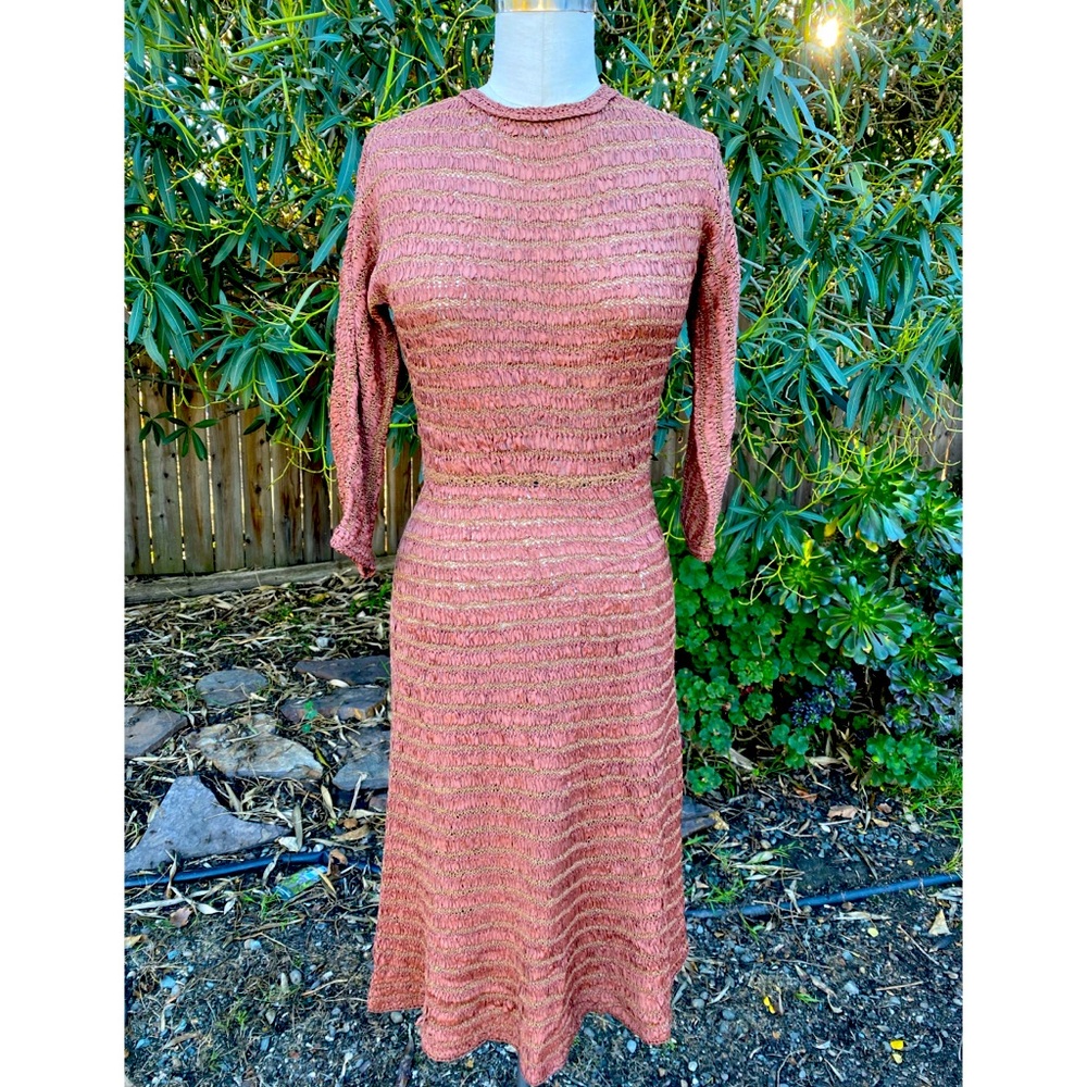 Antique Silk Ribbon Dress